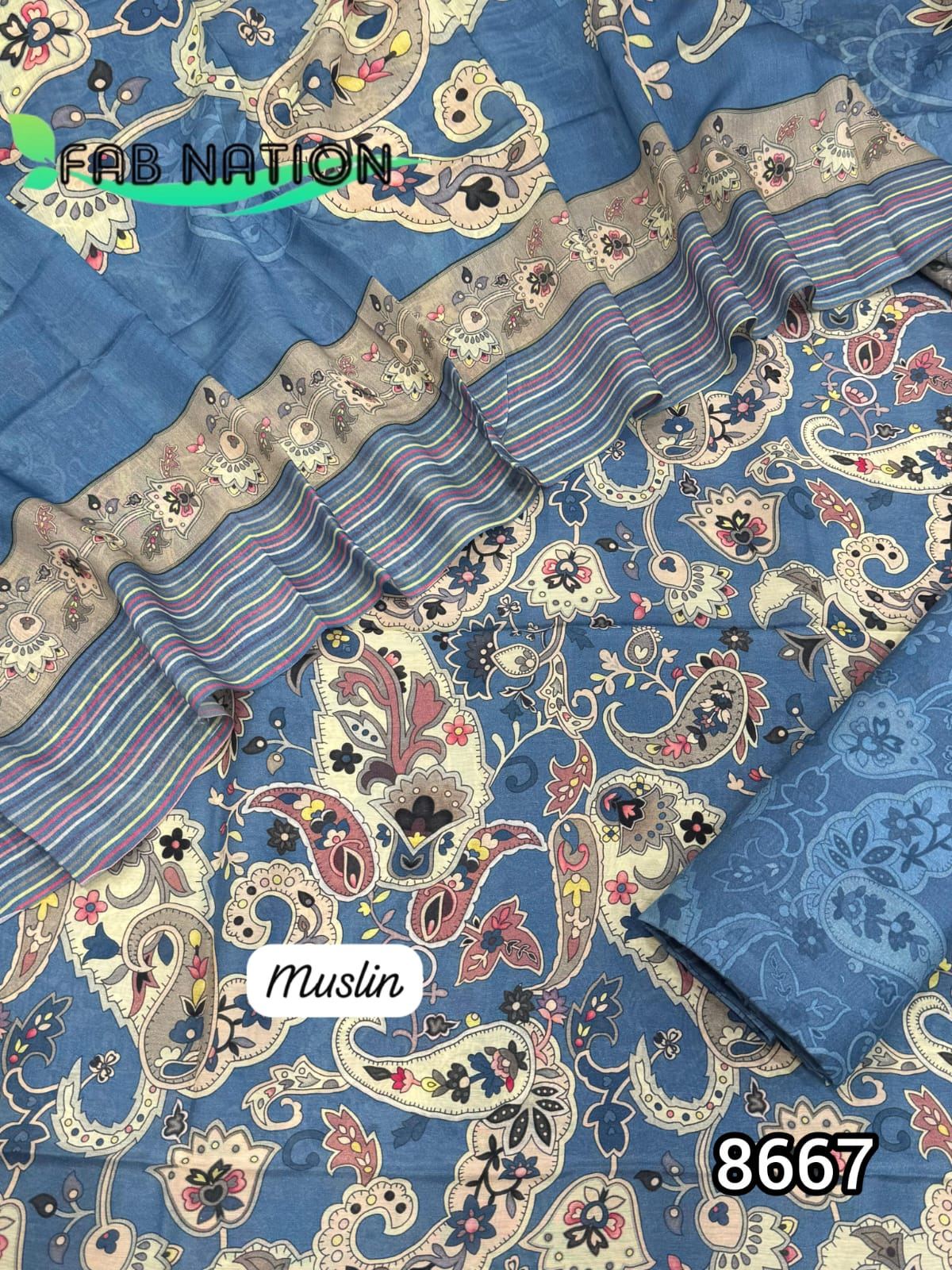 Muslin Suits with Mal Dupatta