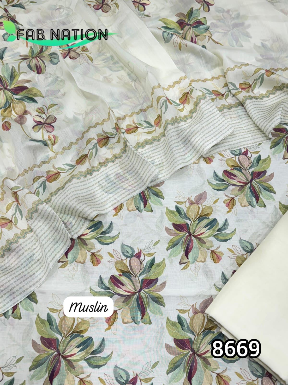Muslin Suits with Mal Dupatta