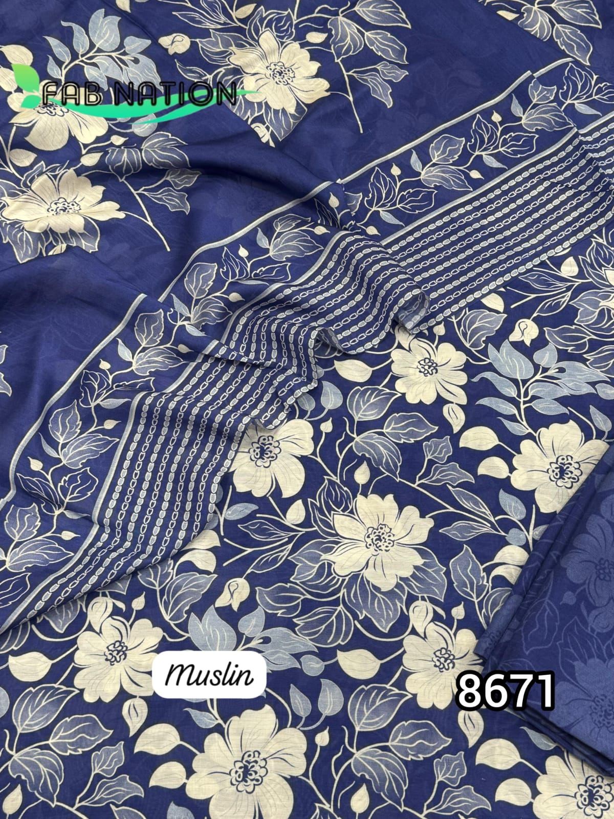 Muslin Suits with Mal Dupatta
