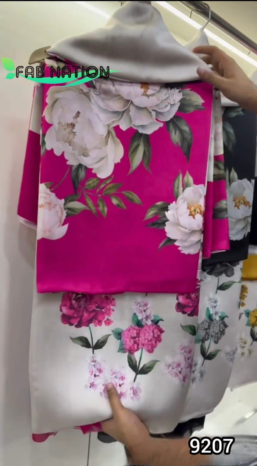 Satin Georgette Farsi Suit