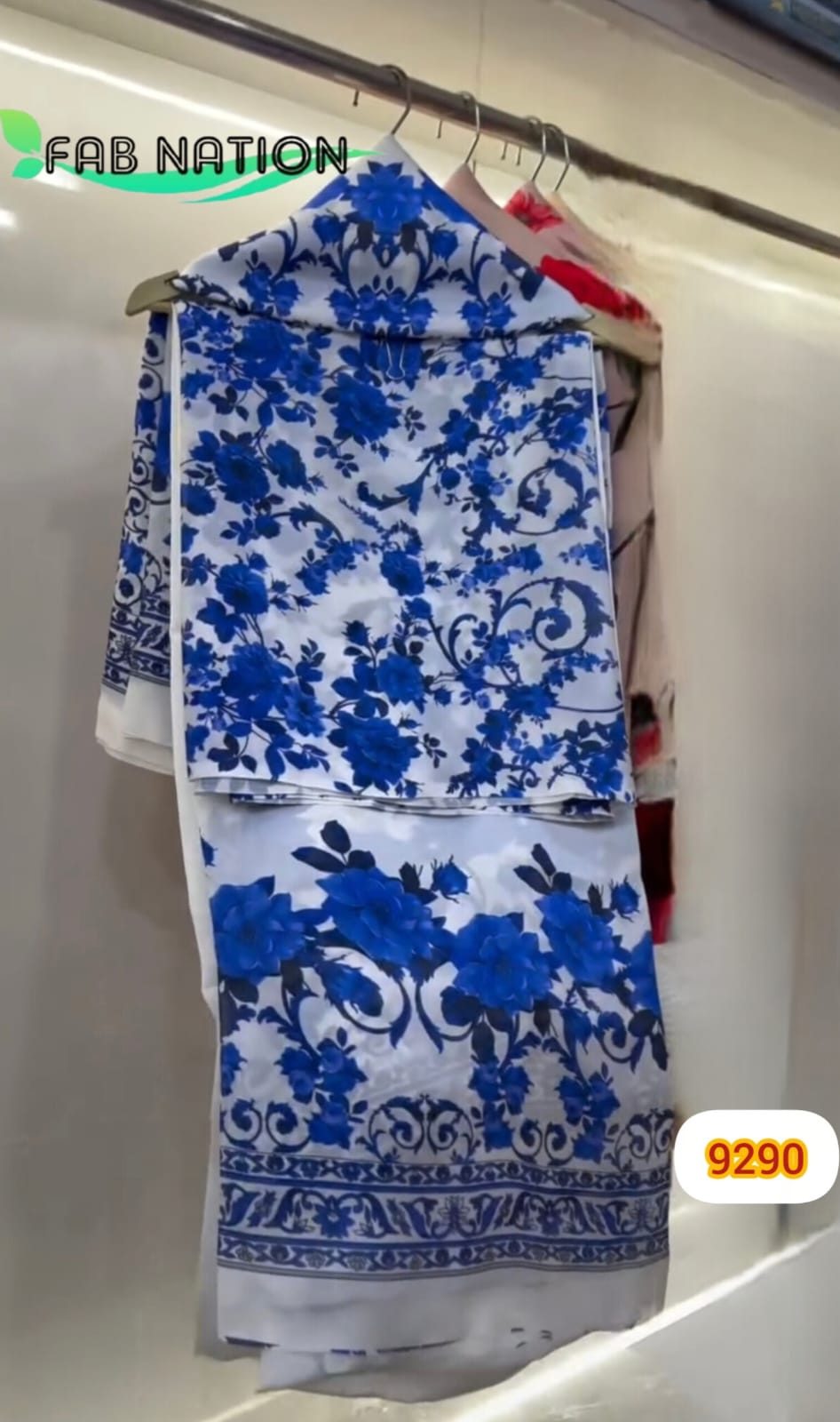Satin Georgette Farsi Suit