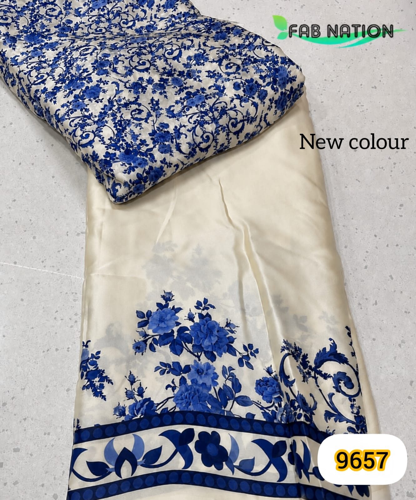 Satin Georgette Farsi Suit