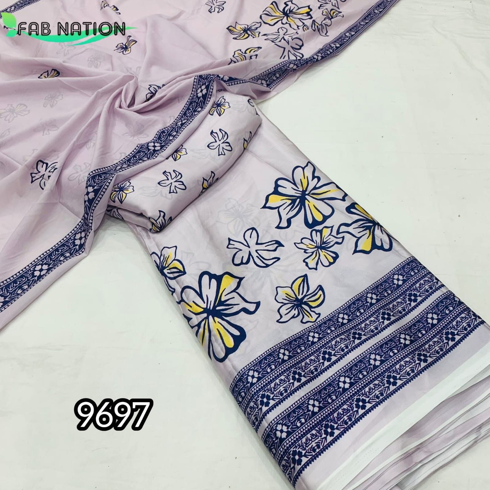 Satin Georgette Farsi Suit
