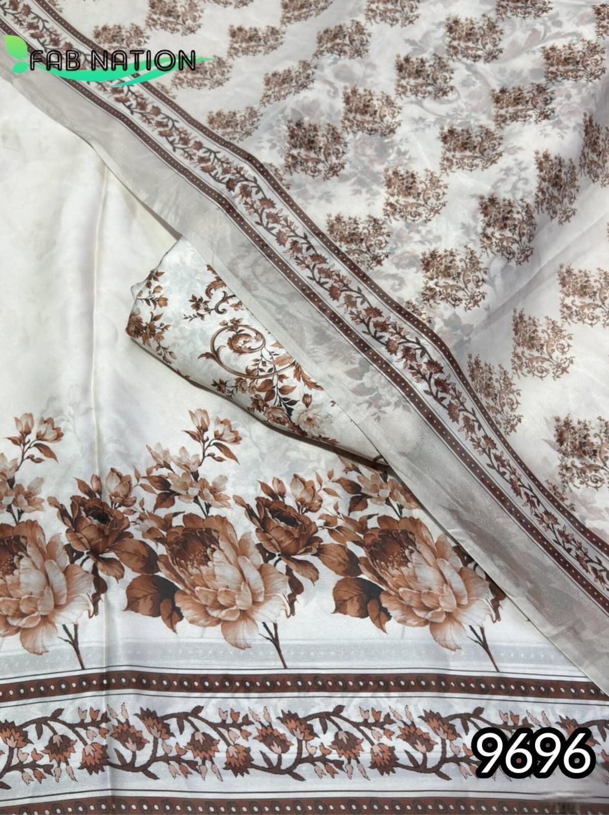 Satin Georgette Farsi Suit