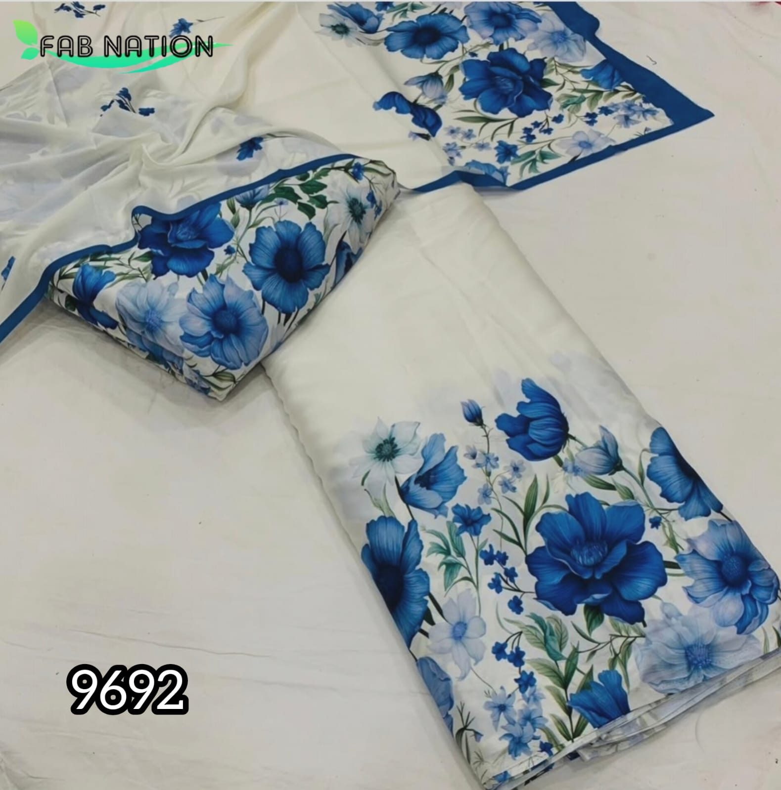 Satin Georgette Farsi Suit